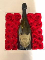 Fleur de luxe montreal fleurs eternity roses forever roses flower box montreal  mfleurs  fleurs pas cher venus et fleurs montreal flowers delivery fleurs rose éternelle ever lasting roses gift box valentine day champagne gift card red sephora chocolate luxury toronto